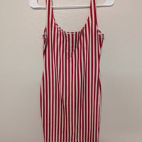 Iris_ bodycon candy stripe dress - Picture 1 of 3